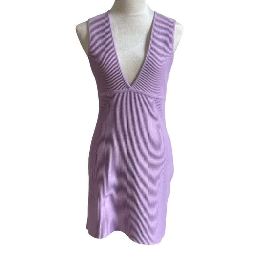 NWT House of Harlow purple lavender small s sweater mini dress